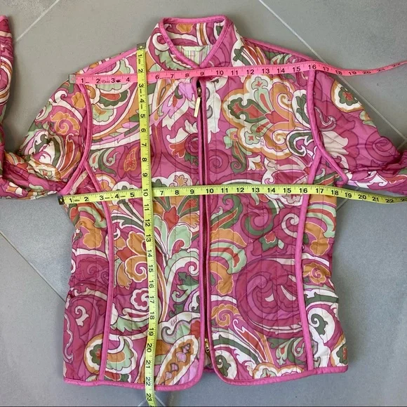 Etro Pink Multicolor Quilted Paisley Jacket - Picture 12 of 14